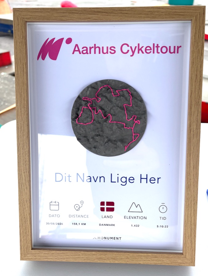 Aarhus Cykeltour Monument-plakat