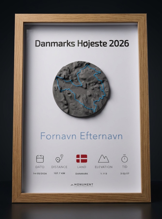 Danmarks Højeste 2026 Monument-plakat